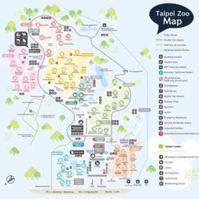 แผนที่สวนสัตว์ไทเป-taipei-zoo